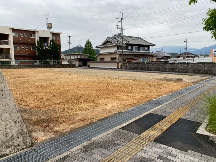 整地完了 解体工事完了 京都市 鉄骨造2階建て解体工事