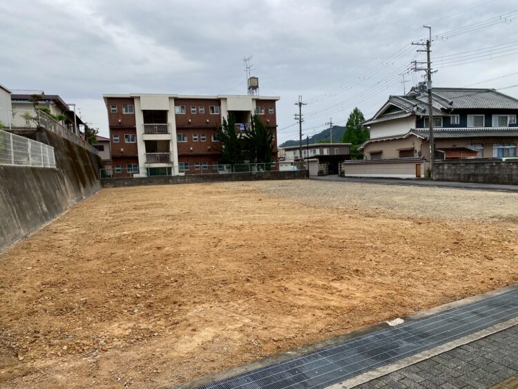 整地完了 解体工事完了 京都市 鉄骨造2階建て解体工事