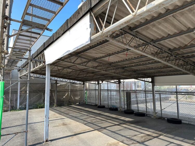 和歌山市 スレート屋根撤去工事