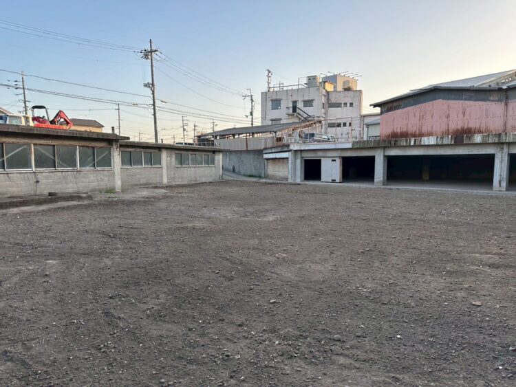 解体施工完了 奈良市軽量鉄骨造二階建て解体工事