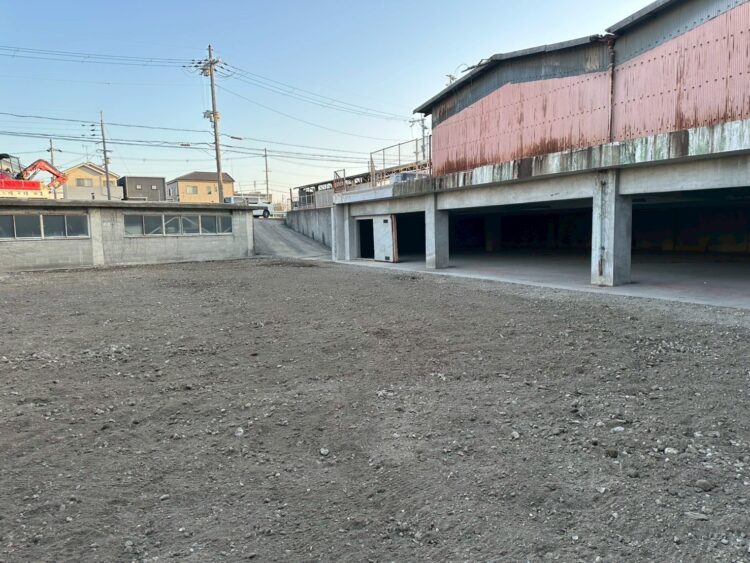 整地 解体施工完了 奈良市軽量鉄骨造二階建て解体工事